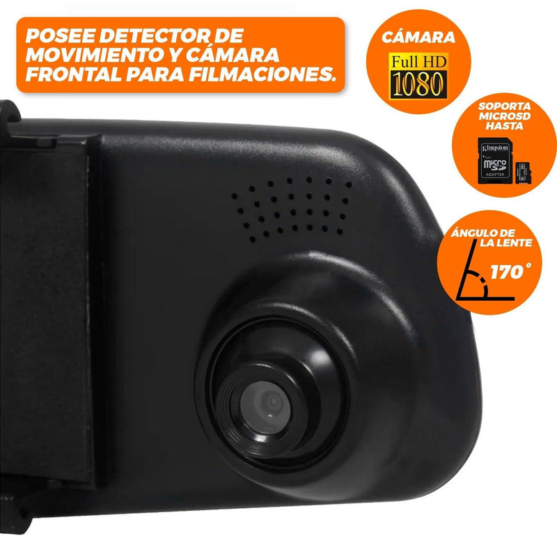 Retrovisor Espejo Doble Cámara Full Hd - 20% Off🔥